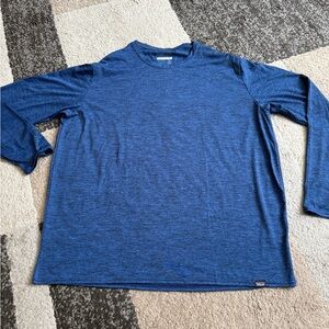 Patagonia Men's Blue Long Sleeved Capilene Cool Daily Short - XXL